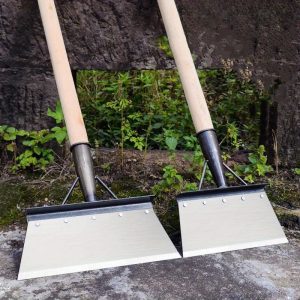 1-pack Stainless Steel Telescopic Garden Trowel with Extendable Handle, Multi-Functional Weeding Tool for Home Gardening