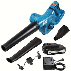 20V Cordless Leaf Blower - High-Power 20 Ah Battery, 2-Speed Settings, Effortless Lawn, Patio & Garden Cleaner
