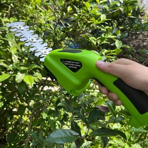 Dual-Purpose Rechargeable Electric Fence Cutter: Lithium-Ion Hedge Machine for Pruning and Lawn Mowing